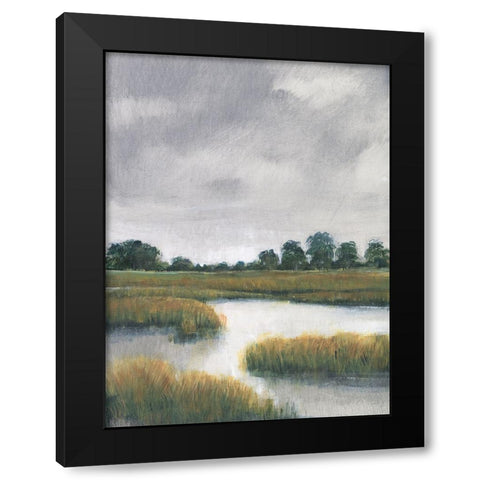 Salt Marshes II Black Modern Wood Framed Art Print with Double Matting by OToole, Tim