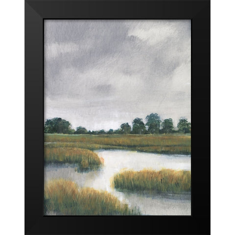 Salt Marshes II Black Modern Wood Framed Art Print by OToole, Tim