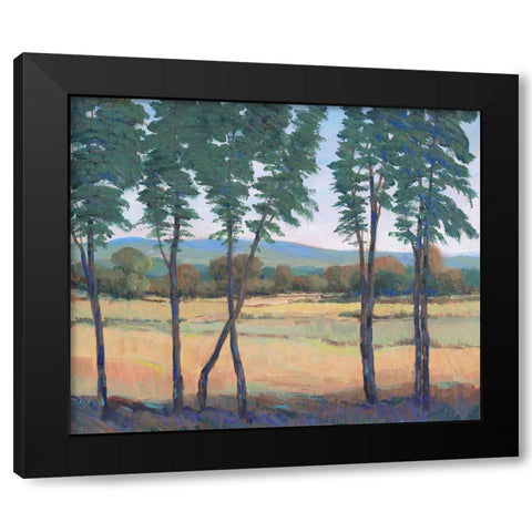 Still Morning I Black Modern Wood Framed Art Print with Double Matting by OToole, Tim