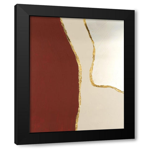 Allspice I Black Modern Wood Framed Art Print by Lam, Vanna