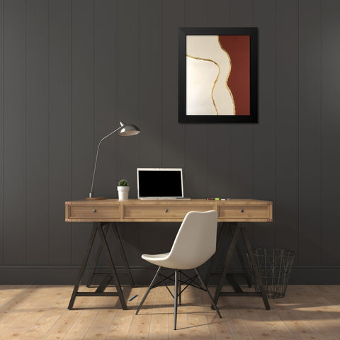 Allspice II Black Modern Wood Framed Art Print by Lam, Vanna