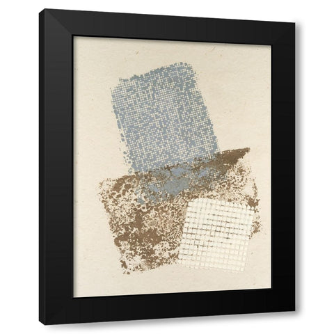 Embellished Scrim II Black Modern Wood Framed Art Print by Lam, Vanna
