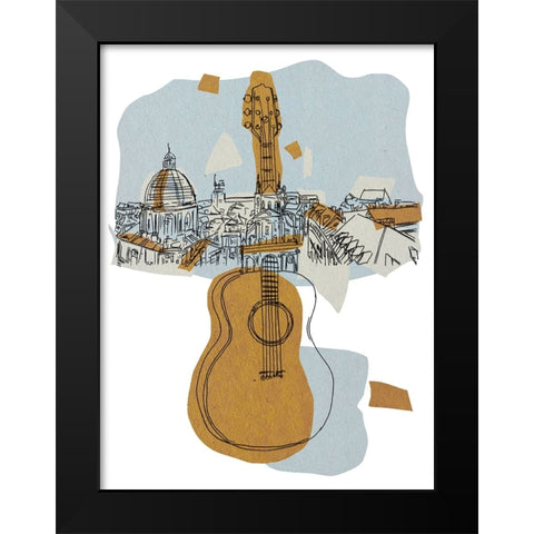 Rehearsal III Black Modern Wood Framed Art Print by Wang, Melissa