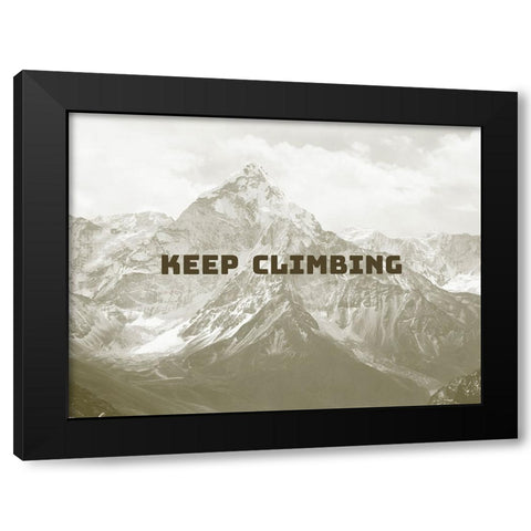 Bro-Inspo VIII Black Modern Wood Framed Art Print by Green, Jacob