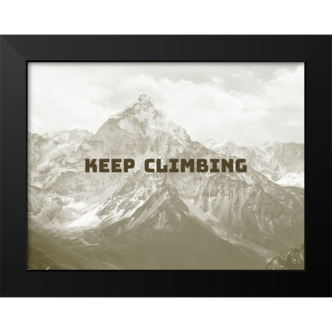 Bro-Inspo VIII Black Modern Wood Framed Art Print by Green, Jacob