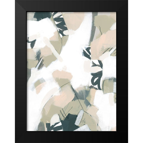 Sumi Storm II Black Modern Wood Framed Art Print by Vess, June Erica