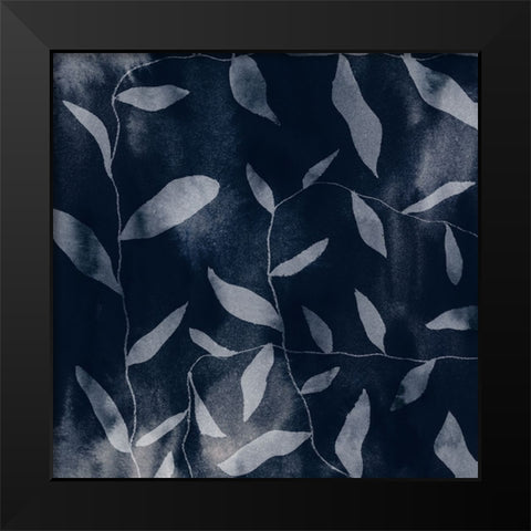 Shadowy Vines I Black Modern Wood Framed Art Print by Barnes, Victoria