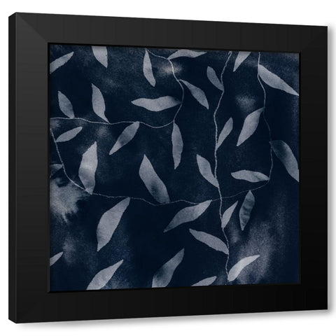 Shadowy Vines II Black Modern Wood Framed Art Print with Double Matting by Barnes, Victoria