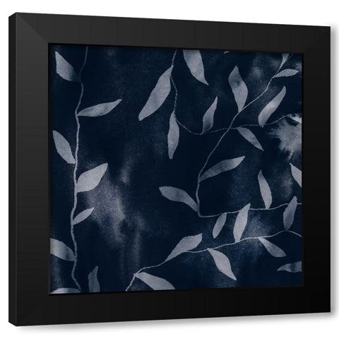 Shadowy Vines III Black Modern Wood Framed Art Print by Barnes, Victoria