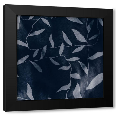 Shadowy Vines IV Black Modern Wood Framed Art Print with Double Matting by Barnes, Victoria