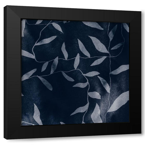 Shadowy Vines IV Black Modern Wood Framed Art Print by Barnes, Victoria