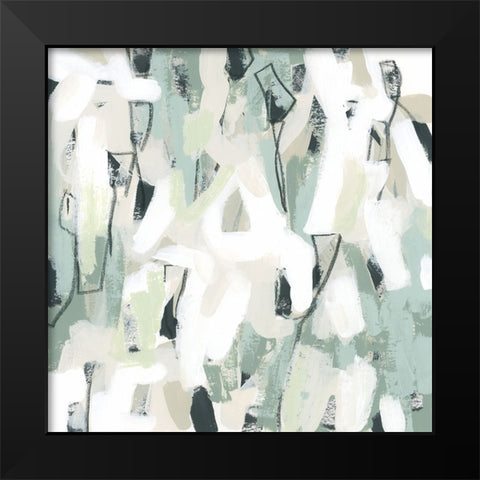 Sage Scales III Black Modern Wood Framed Art Print by Vess, June Erica