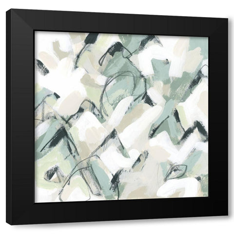 Sage Scales IV Black Modern Wood Framed Art Print by Vess, June Erica