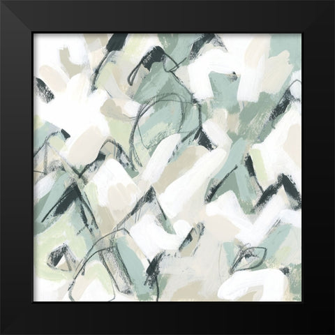 Sage Scales IV Black Modern Wood Framed Art Print by Vess, June Erica