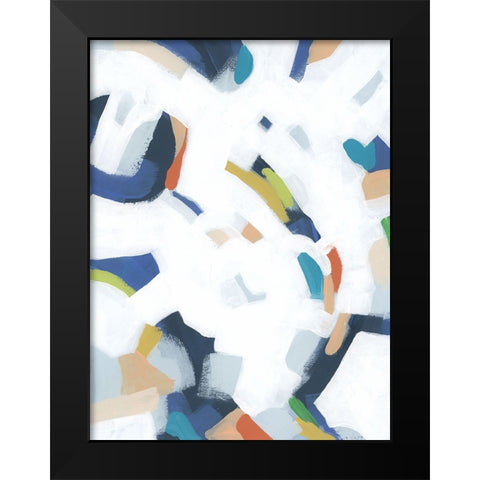 Bright Orbit I Black Modern Wood Framed Art Print by Vess, June Erica