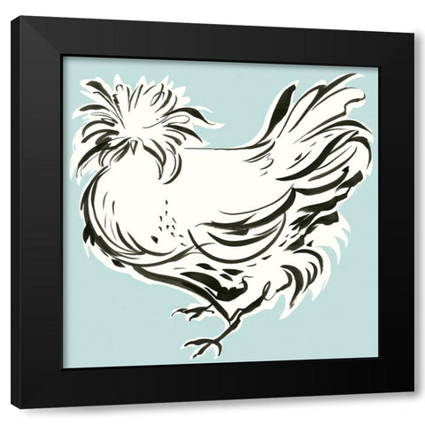 Galliformes III Black Modern Wood Framed Art Print with Double Matting by Marr, Laura
