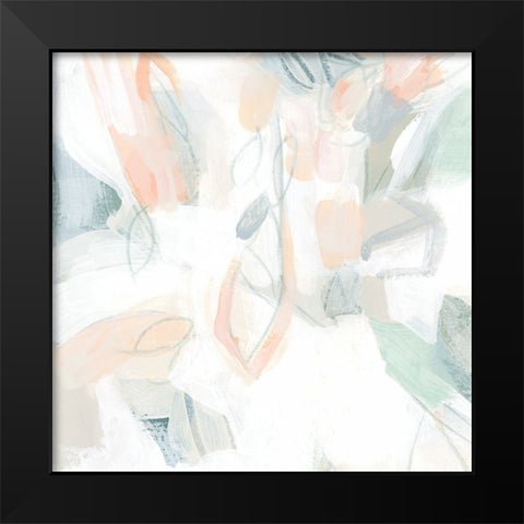 Granite Biome II Black Modern Wood Framed Art Print by Vess, June Erica