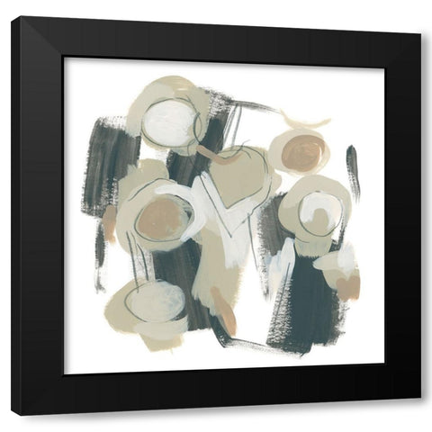 Neutral Phases IV Black Modern Wood Framed Art Print with Double Matting by Vess, June Erica