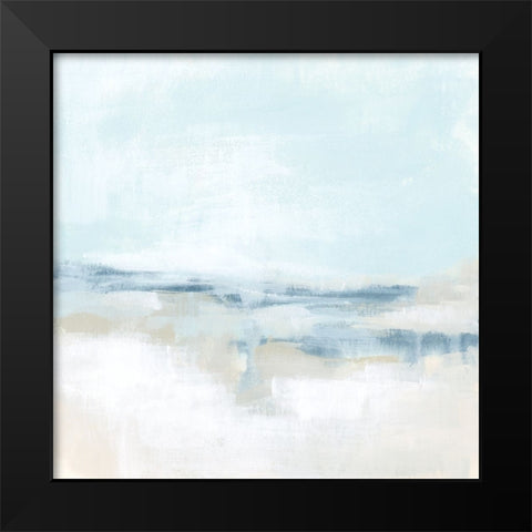 Sea Haze II Black Modern Wood Framed Art Print by Vess, June Erica