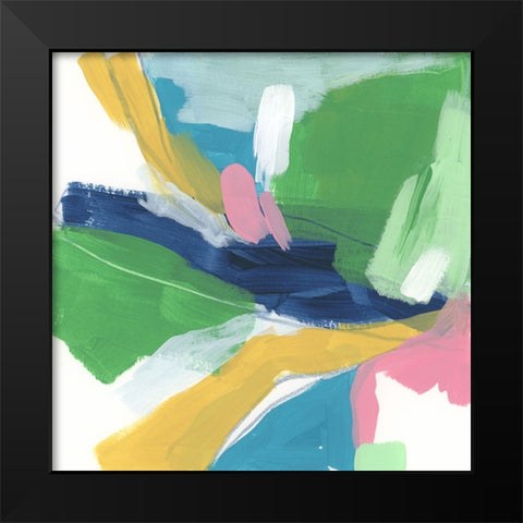 Color Migration I Black Modern Wood Framed Art Print by Vess, June Erica