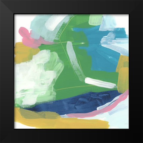 Color Migration II Black Modern Wood Framed Art Print by Vess, June Erica