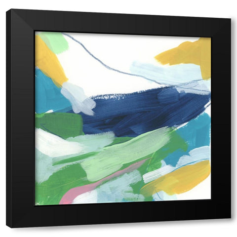 Color Migration IV Black Modern Wood Framed Art Print with Double Matting by Vess, June Erica