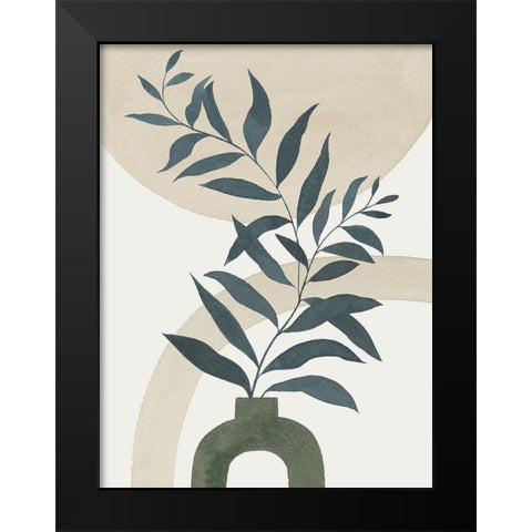 Minimal Vase II Black Modern Wood Framed Art Print by Popp, Grace