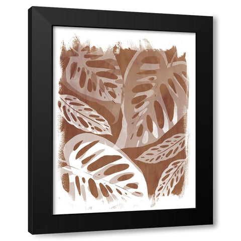 Sienna Shadows III Black Modern Wood Framed Art Print with Double Matting by Popp, Grace