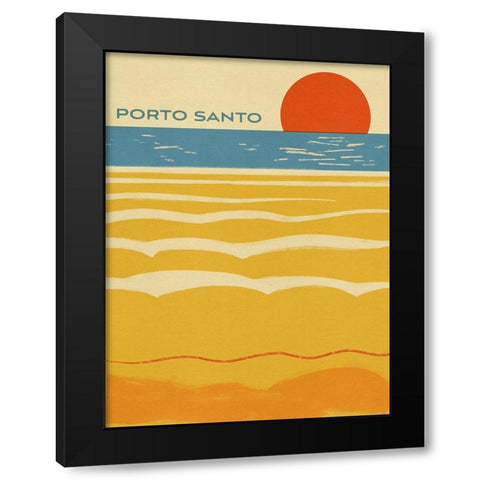 Summer Abroad I Black Modern Wood Framed Art Print with Double Matting by Green, Jacob
