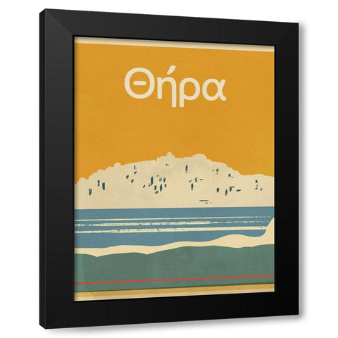 Summer Abroad III Black Modern Wood Framed Art Print by Green, Jacob