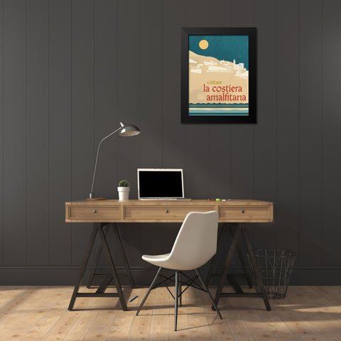 Summer Abroad IV Black Modern Wood Framed Art Print by Green, Jacob