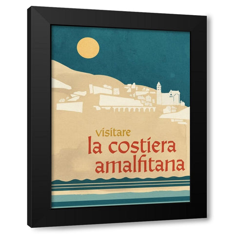 Summer Abroad IV Black Modern Wood Framed Art Print by Green, Jacob