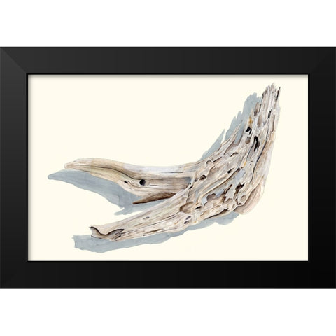 Driftwood Study III Black Modern Wood Framed Art Print by Willett, Michael