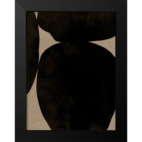 Heirloom Orbs II Black Modern Wood Framed Art Print by Green, Jacob