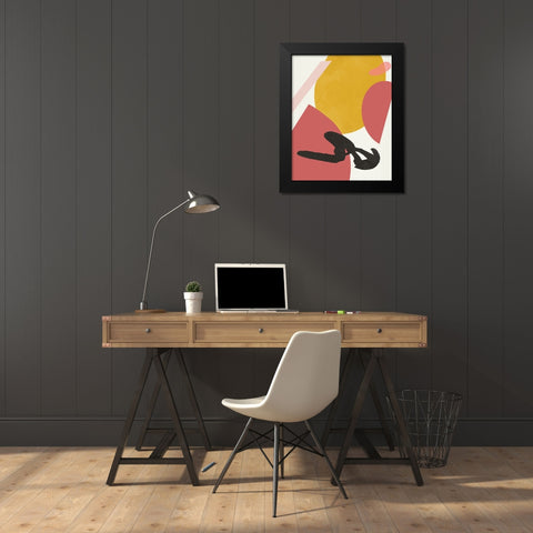 Bright Boy II Black Modern Wood Framed Art Print by Green, Jacob