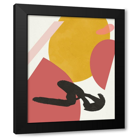 Bright Boy II Black Modern Wood Framed Art Print with Double Matting by Green, Jacob