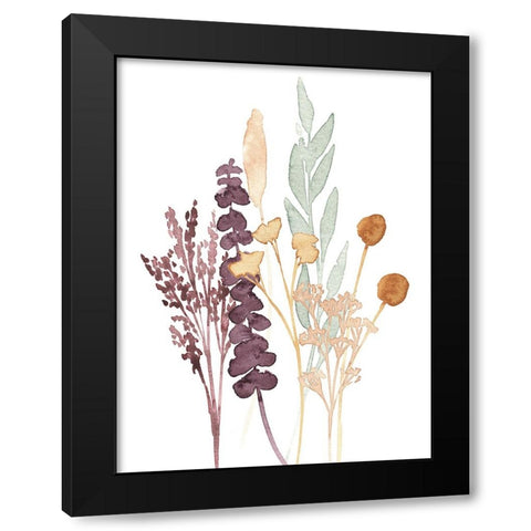 Gathered Bouquet I Black Modern Wood Framed Art Print with Double Matting by Warren, Annie