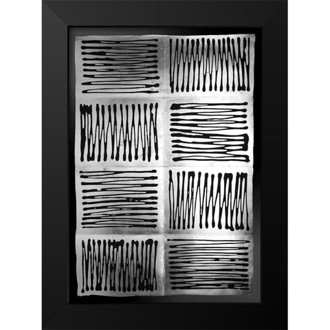 Galvanize II Black Modern Wood Framed Art Print by Lam, Vanna