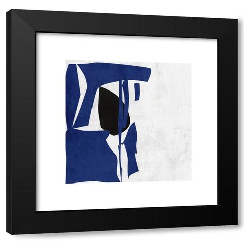 Moon Adrift I Black Modern Wood Framed Art Print by Wang, Melissa