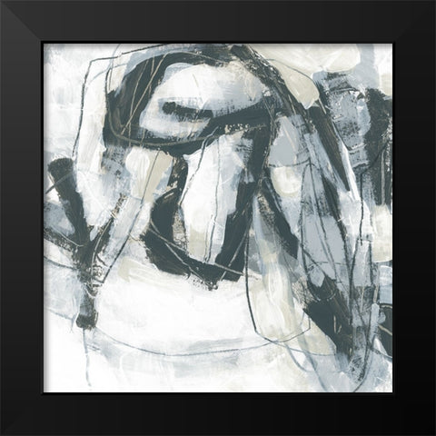 Curated Marks II Black Modern Wood Framed Art Print by Vess, June Erica