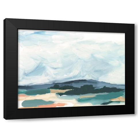 Pastel Vista I Black Modern Wood Framed Art Print with Double Matting by Harper, Ethan