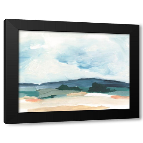 Pastel Vista II Black Modern Wood Framed Art Print by Harper, Ethan