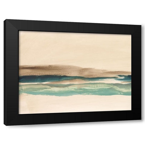 Layered Horizon I Black Modern Wood Framed Art Print by Harper, Ethan