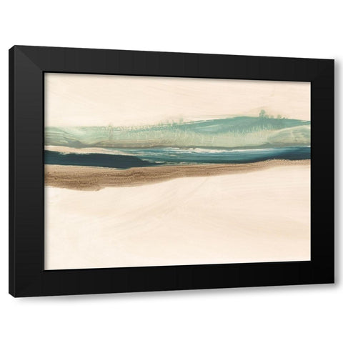 Layered Horizon II Black Modern Wood Framed Art Print by Harper, Ethan