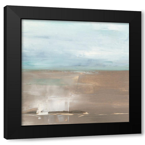 Beach Mirage I Black Modern Wood Framed Art Print with Double Matting by Harper, Ethan