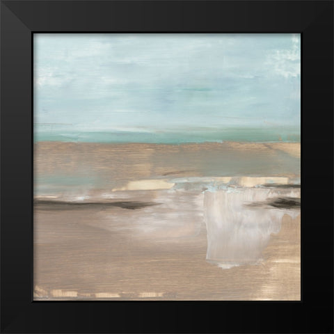 Beach Mirage II Black Modern Wood Framed Art Print by Harper, Ethan