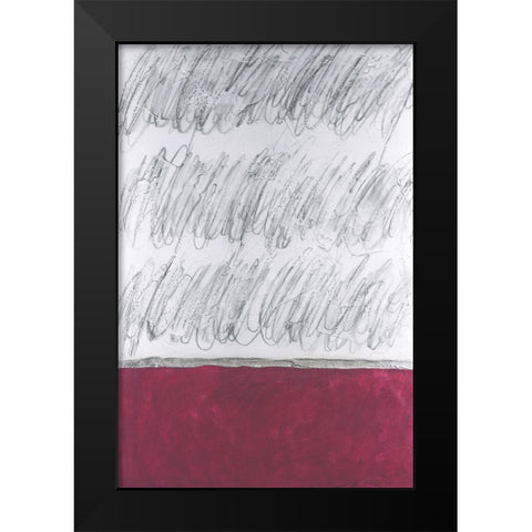 Chroma Tract I Black Modern Wood Framed Art Print by Willett, Michael