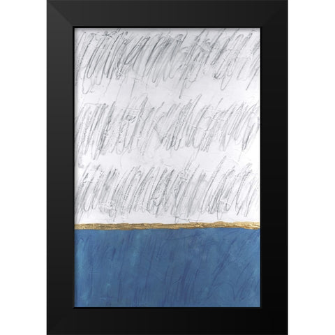 Chroma Tract II Black Modern Wood Framed Art Print by Willett, Michael