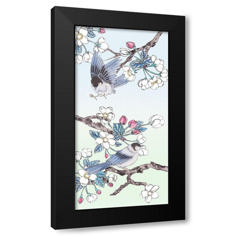 Whispers of Spring II Black Modern Wood Framed Art Print by Wang, Melissa