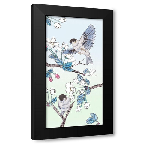 Whispers of Spring VI Black Modern Wood Framed Art Print with Double Matting by Wang, Melissa